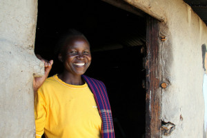 Woman in Kenya. (Credit: S.Malyon/CIAT)