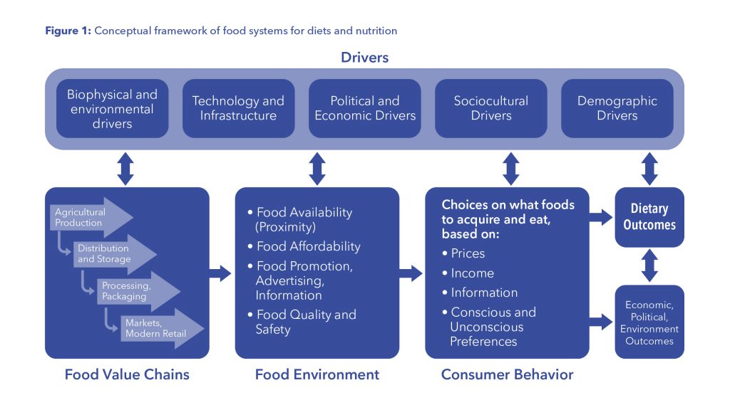 food system components diagram